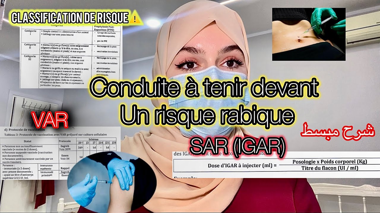#Sérothérapie et #vaccination antirabique