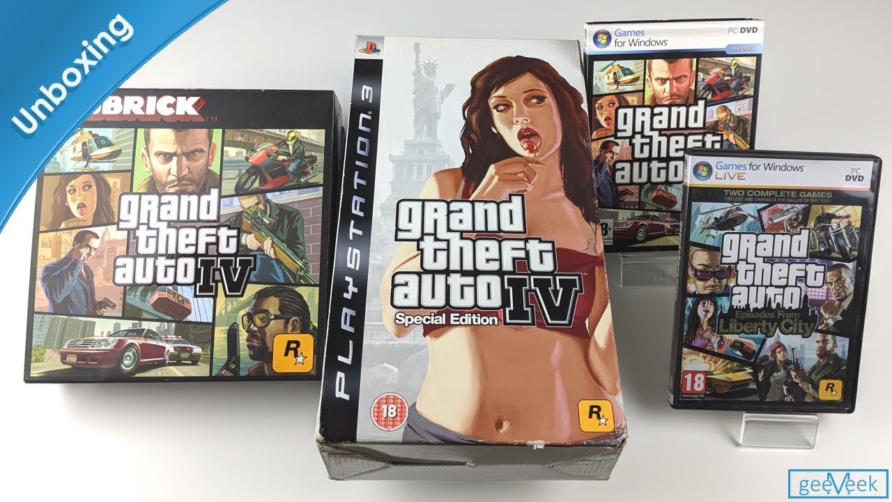GTA Collection Unboxing - Part 4: GTA IV & The Episodes