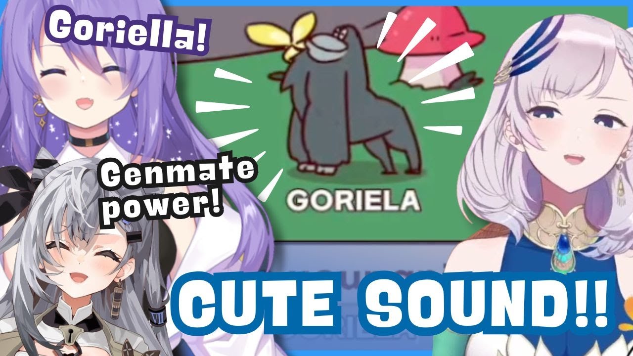 ZETA, MOONA & REINE cuteness when trying to sound like Goriela and Pemaloe