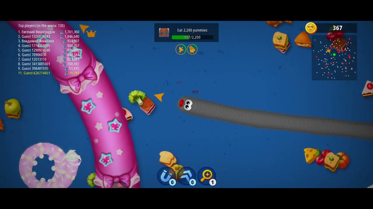 Snake 🐍 game worms zone
