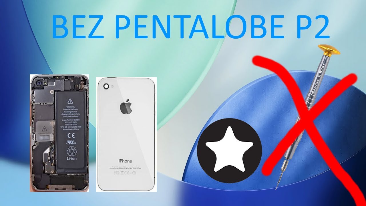 iPhone 4 / 4S – jak zdjąć tył BEZ śrubokręta Pentalobe P2