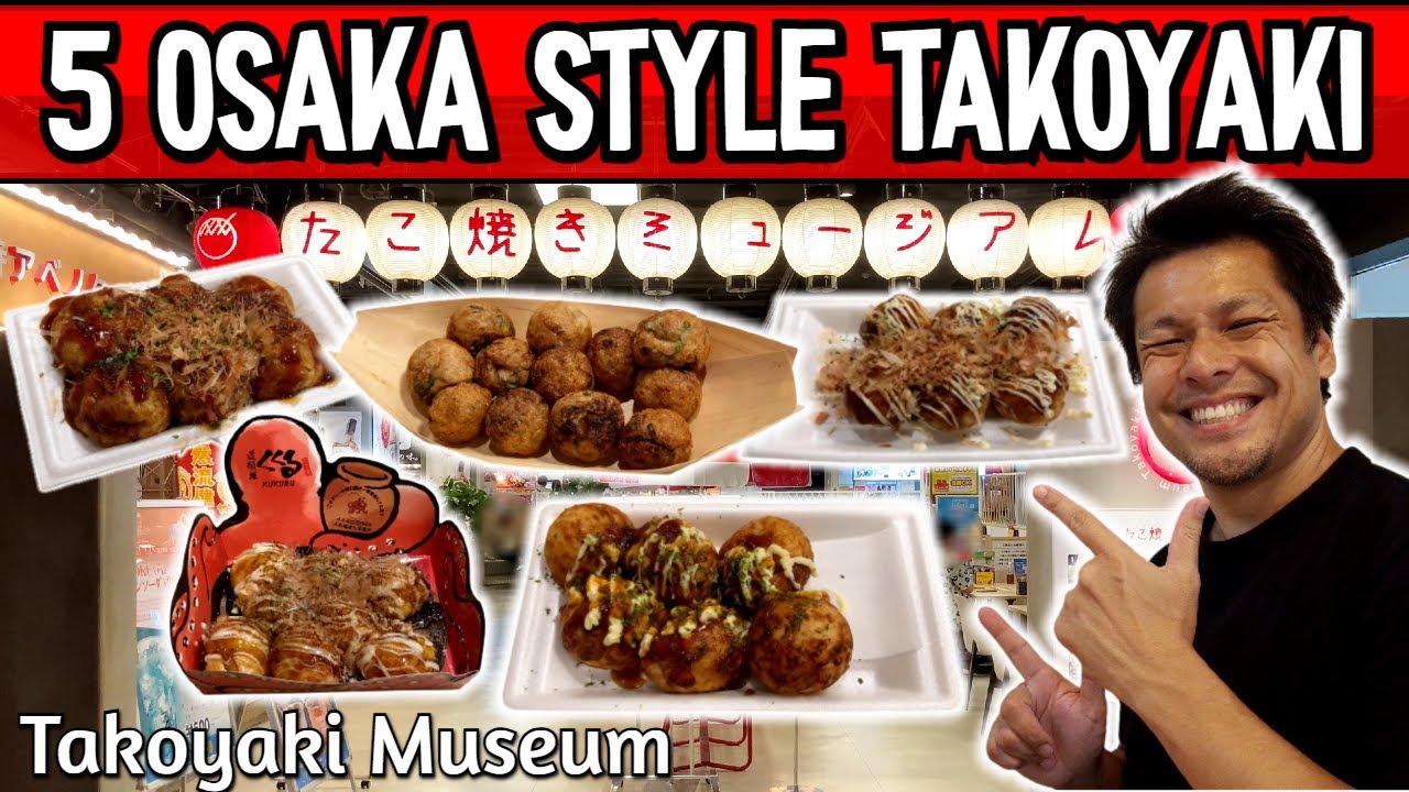 Osaka Style Takoyaki in Odaiba Takoyaki Museum! Japanese Casual Snack!