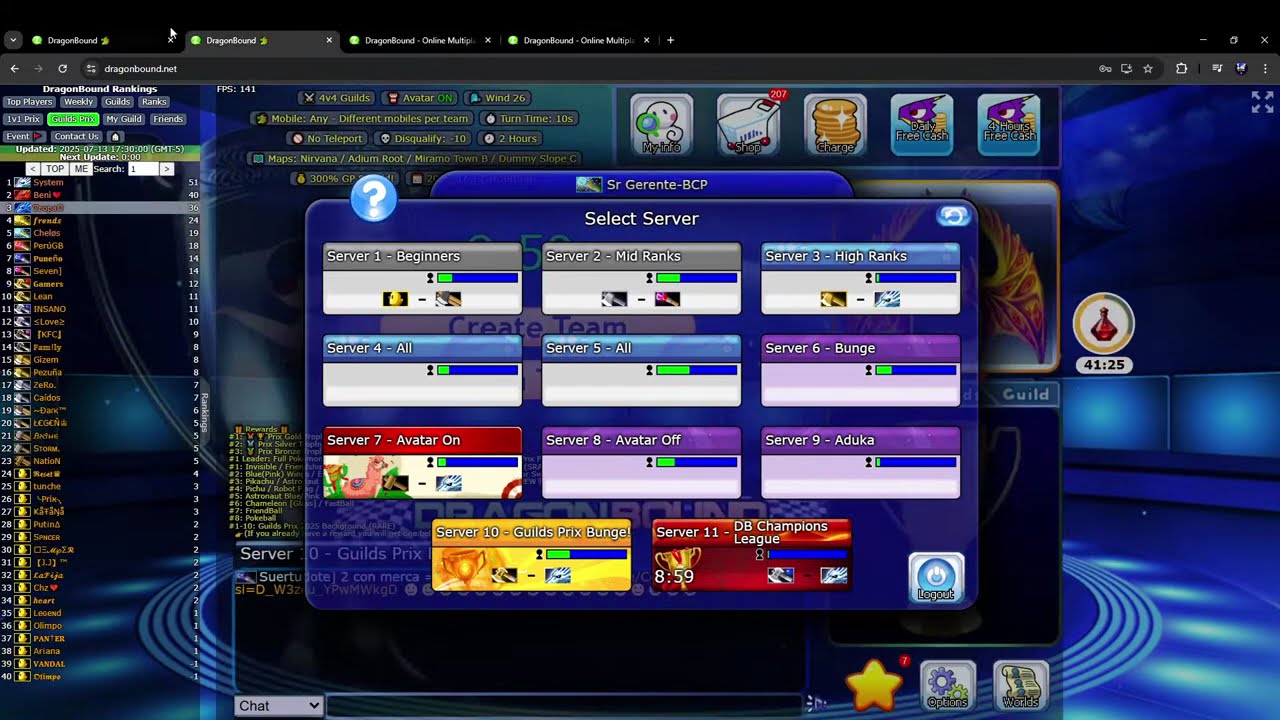 GUILD PRIX BUNGUE TROPA TOP 1 - DRAGONBOUND