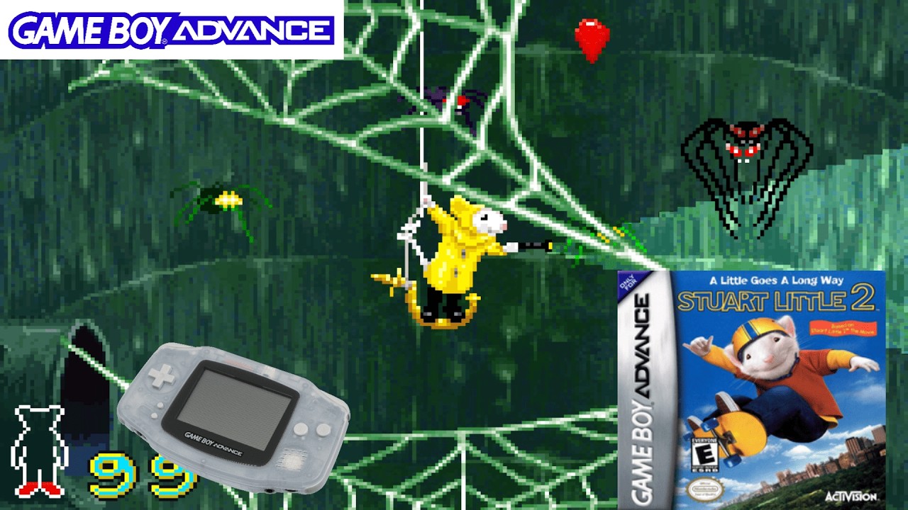 Stuart Little 2 (2002) Nintendo GameBoy Advance Gameplay HD～4K 60FPS