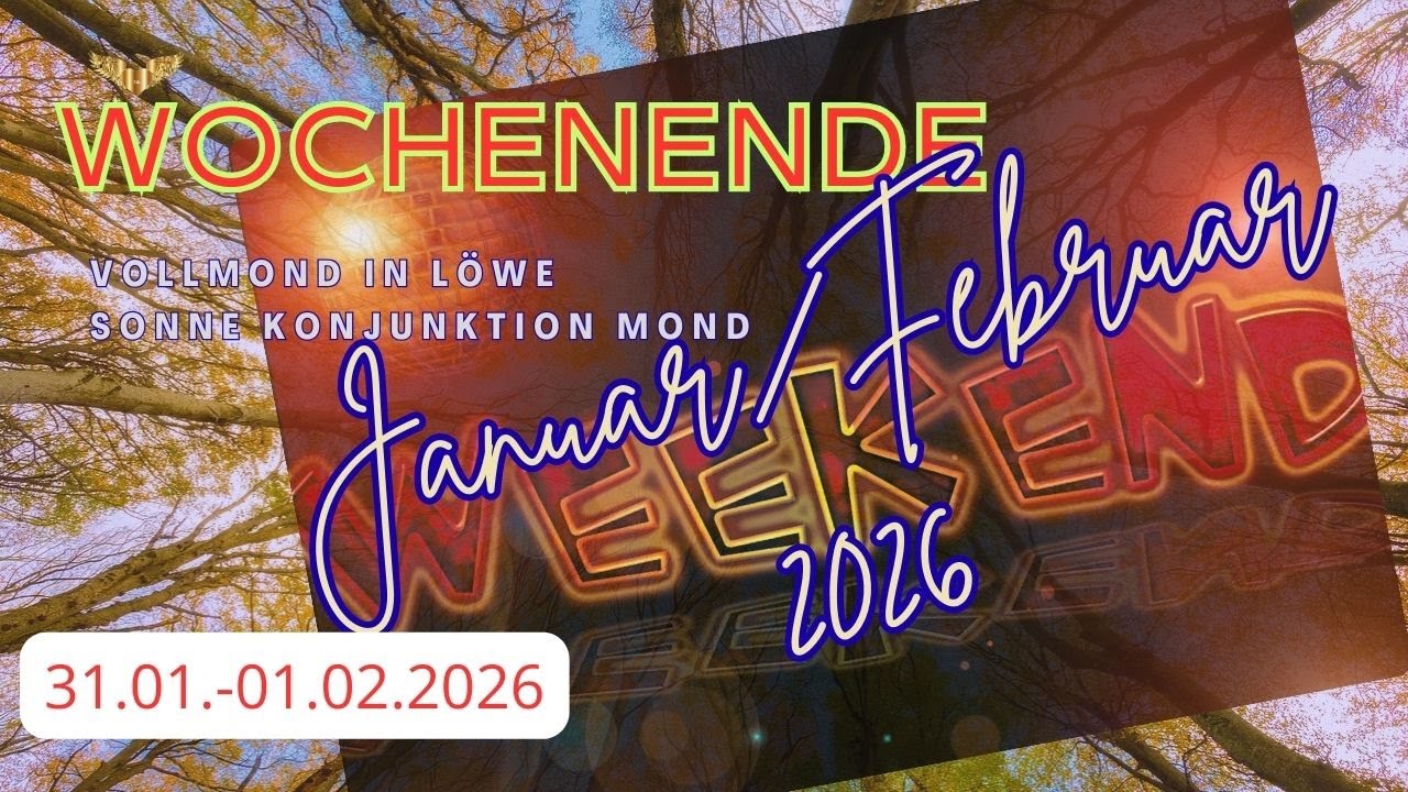Taroskop Wochenende, 31.01.-01.02.2026