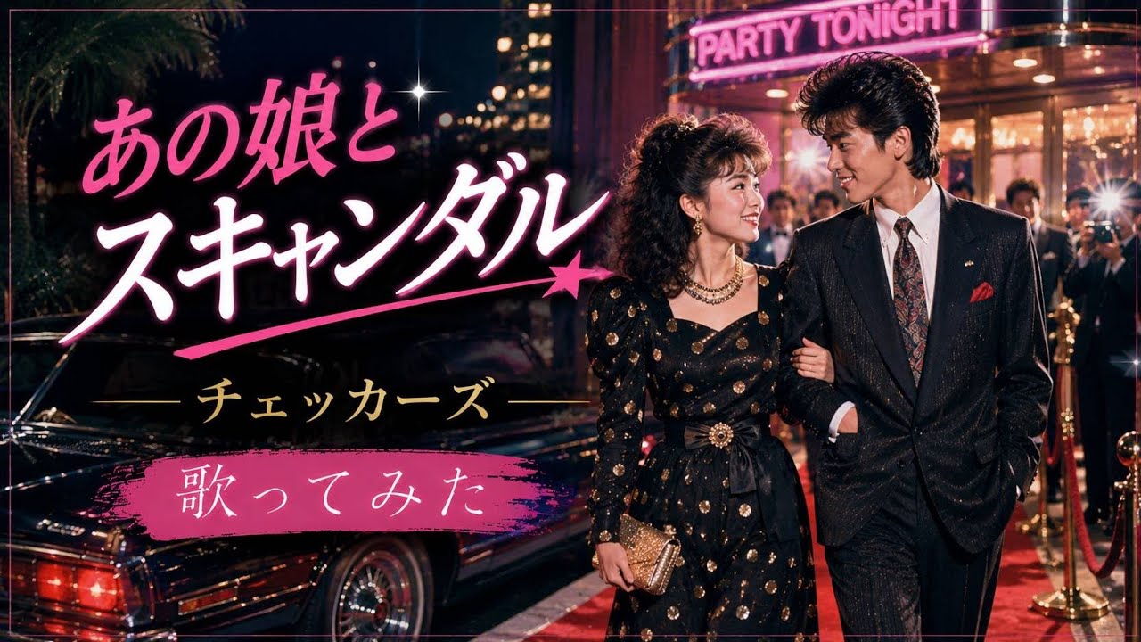 あの娘とスキャンダル / チェッカーズ　歌ってみました😄