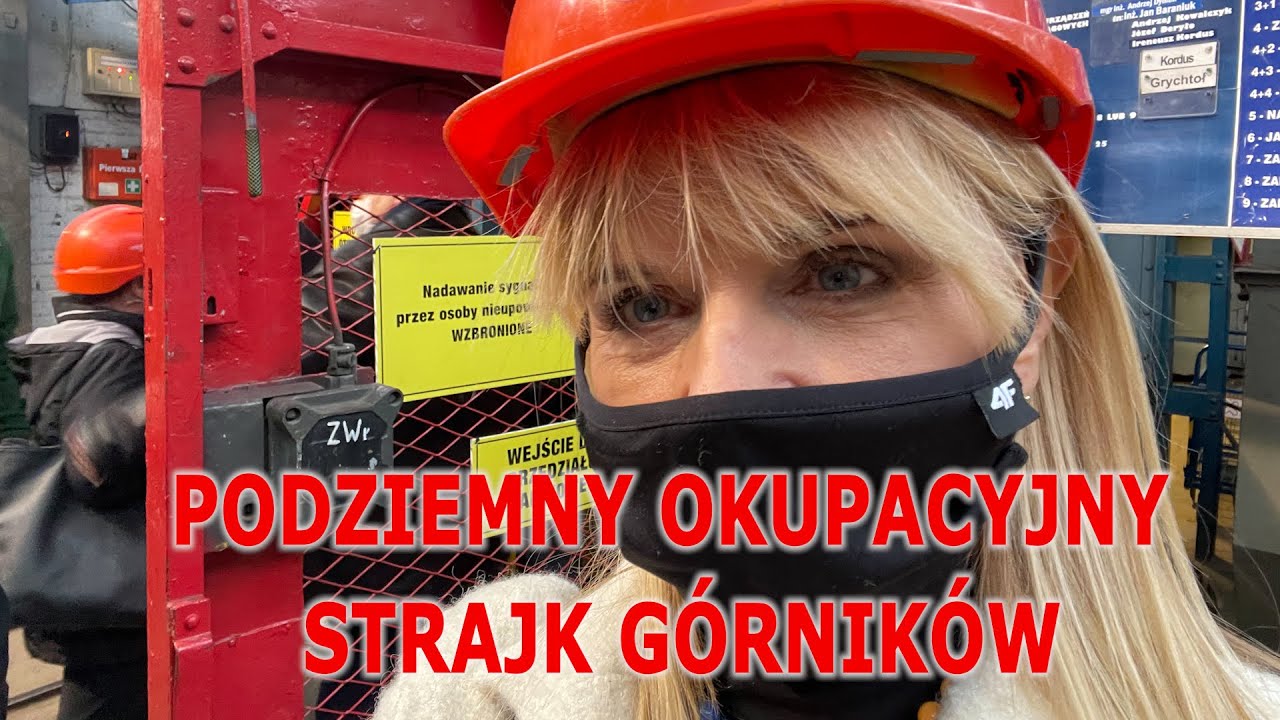 Podziemny strajk okupacyjny na Kopalni Piast. Proszę subskrybuj mój kanał❤️