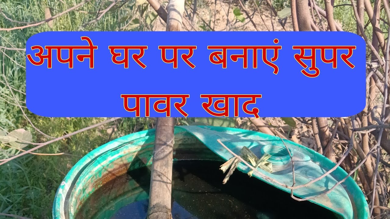 घर पर कैसे बनाएं सुपर पावर एडवांस खाद 10 से 12 तत्व भरपूर मात्रा में मिलेंगे इस खाद से