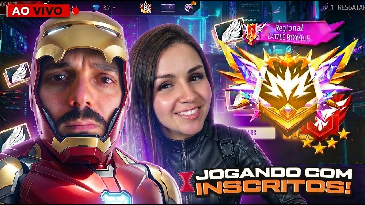 FREE FIRE AO VIVO 👑 SALAS PERSONALIZADAS 💎 LIVE INFINITA 💣🚨