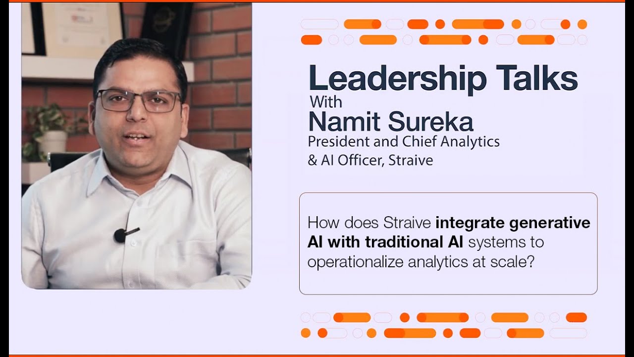 How does Straive integrate generative AI with traditional AI systems to operationalize analytics