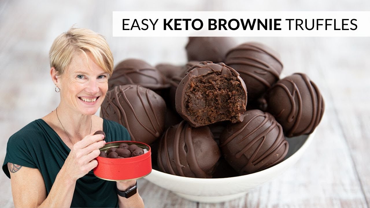 Keto Brownie Truffles - How to rescue your KETO BAKING MISTAKES!