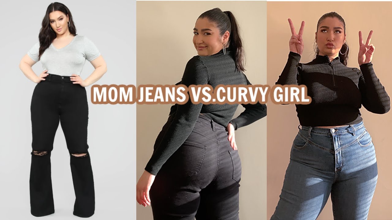 MY FAVORITE MOM JEANS FOR CURVY GIRLS || FashionNovaCurve