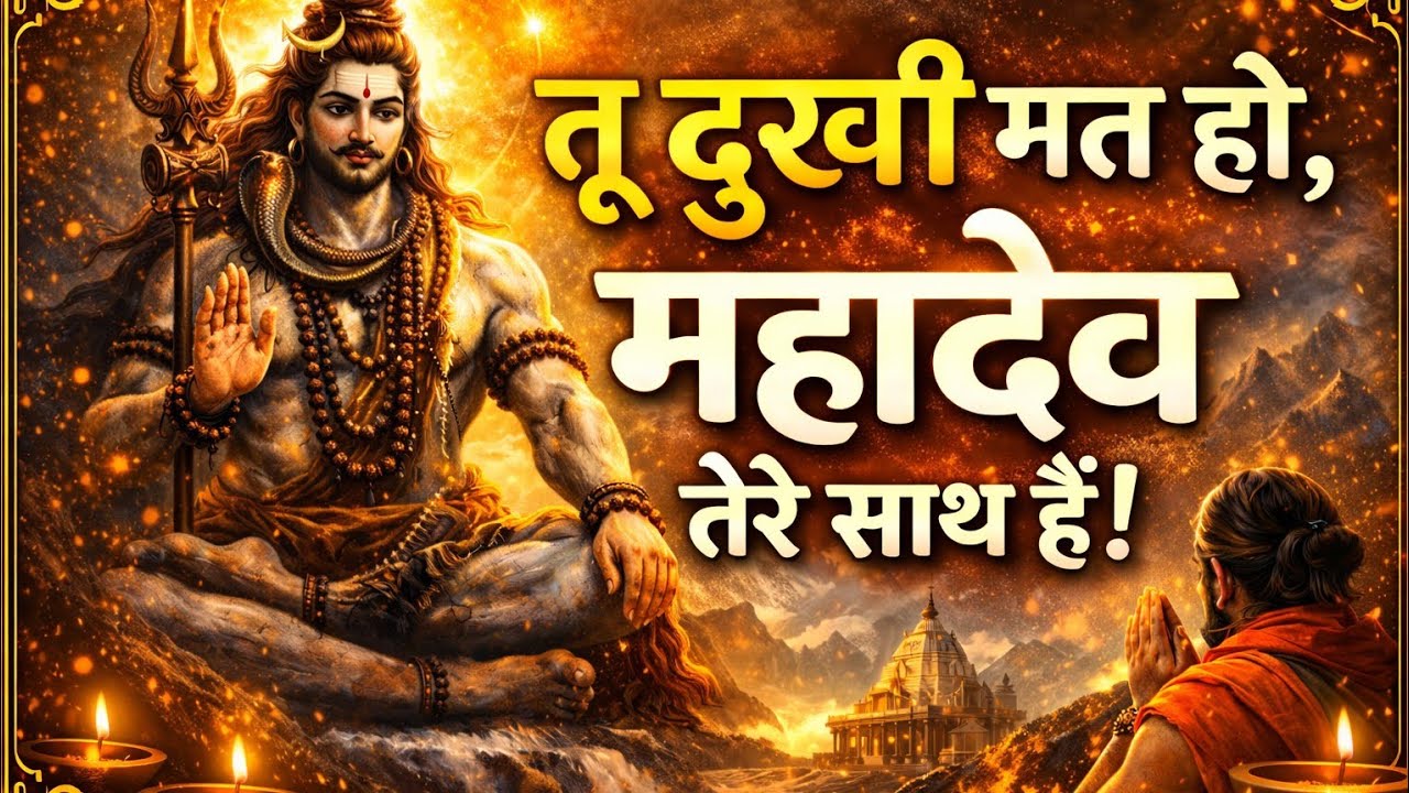 तू दुखी मत हो महादेव तेरे साथ हैं 