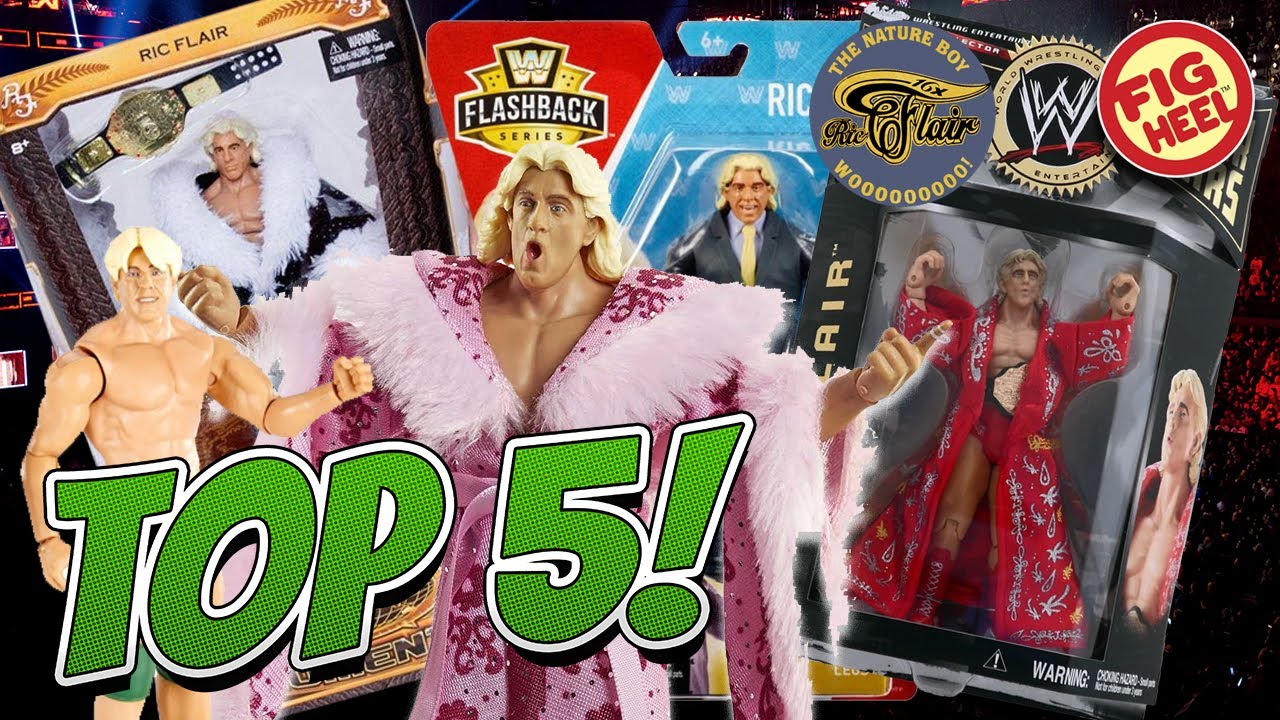 TOP 5 Ric Flair Action Figures! WWF, WCW, WWE, AWA!
