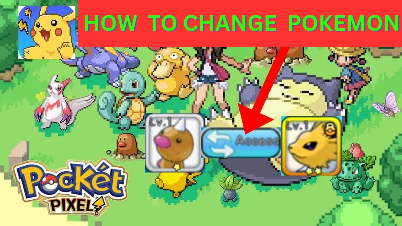 How to Change 🔥Pokemon - Pocket Pixel /Pixel Unite Dynamax || SWAP Pokemon in Pixel Unite Dynamax