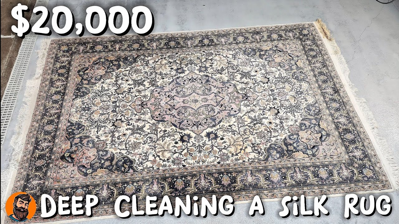 Premium Silk Rug Cleaning: ASMR Experience | Deep Cleaning