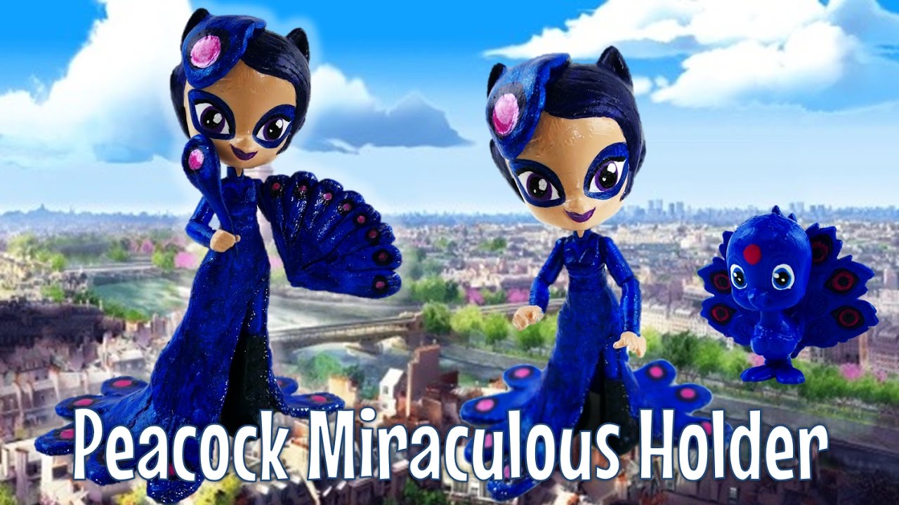Mayura Le Paon PEACOCK Miraculous Ladybug Season 2 Toy Custom Doll Tutorial
