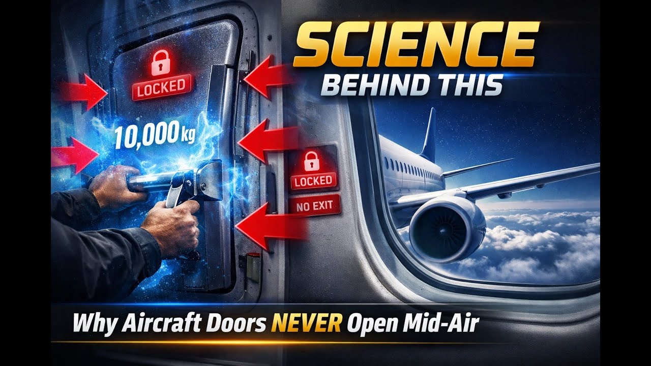 What Happens if Someone Tries to Open the Door Mid Flight | The Truth (The Physics of Plug Doors)