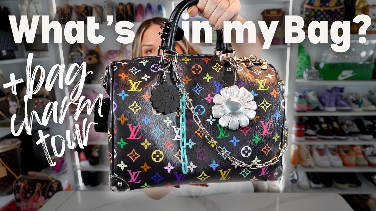 My Daily Bag, Unfiltered! What’s In My Bag + Bag Charm Tour | Murakami Soft Speedy 30