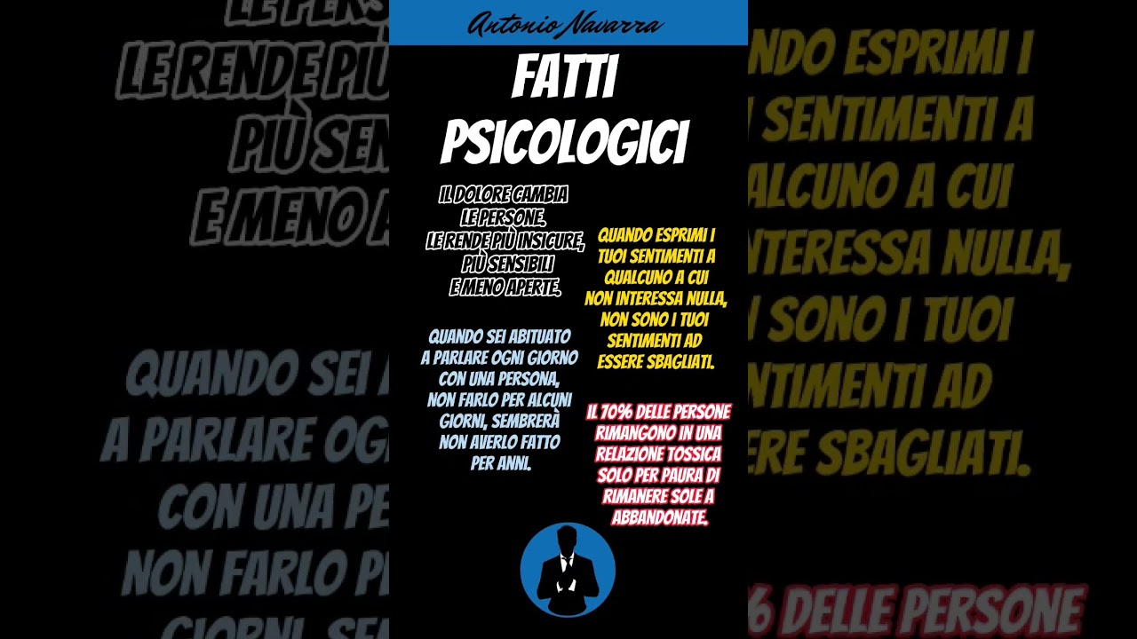 FATTI PSICOLOGICI [ 1 ]