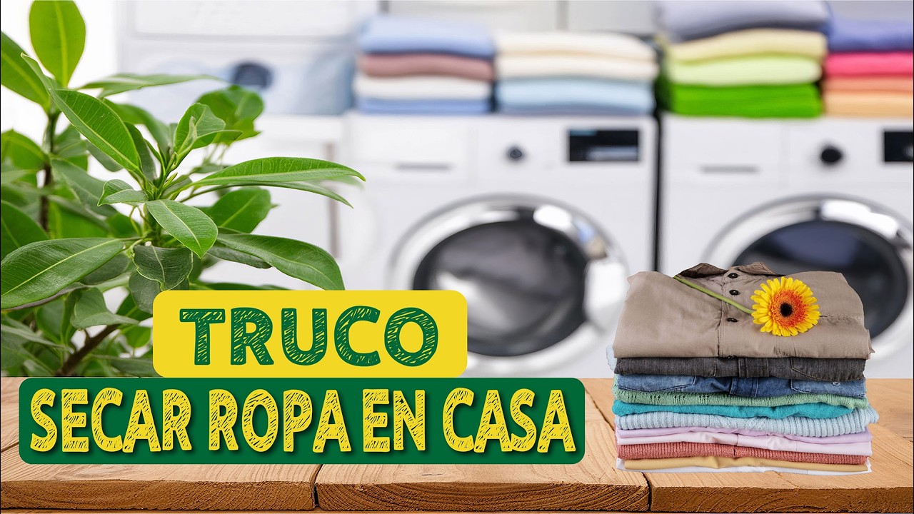 5 TRUCOS EFECTIVOS para SECAR la ROPA RÁPIDO EN INVIERNO SIN SECADORA