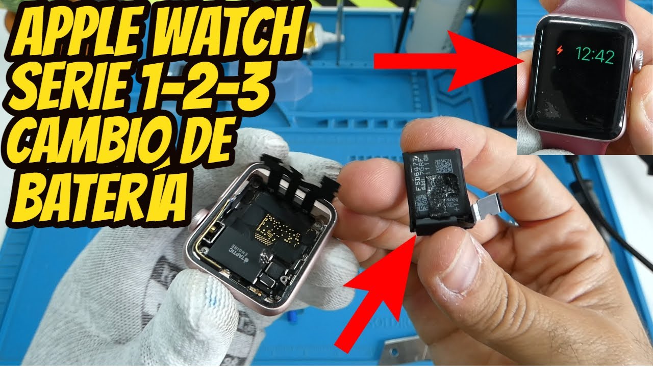 Apple Watch Serie1-2-3 No Carga, No Enciende // Como Cambiar Batería Paso a Paso