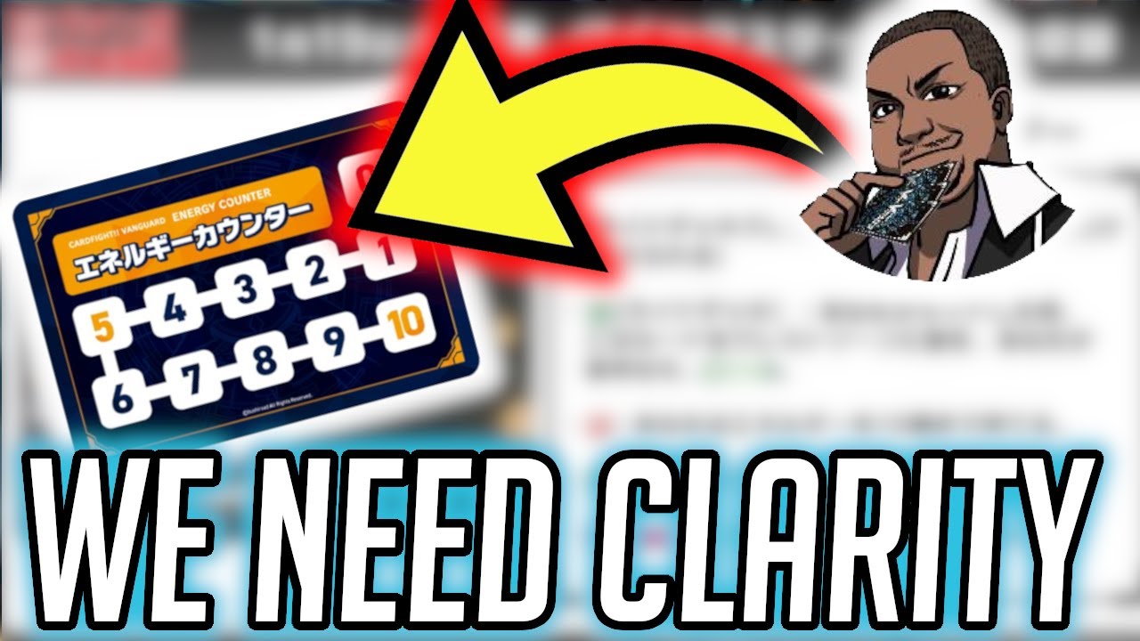 We Need Clarity on Energy Counter Tracking