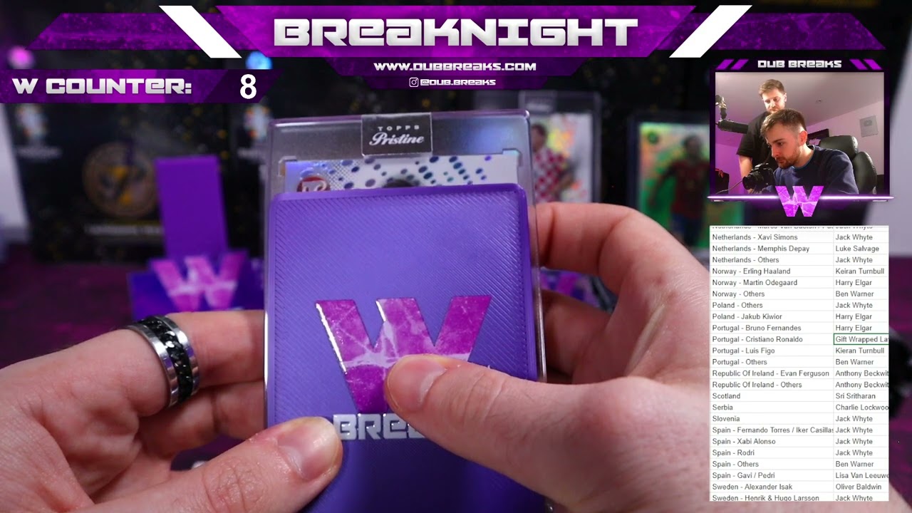 Topps Pristine Road to Euro 2024 Case Break #1 - Dub Breaks - 06/05/24