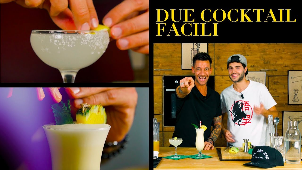 Due Cocktails Facili : Margarita e Piña Colada - BARMAN - Claudio Peri | Cucina da Uomini