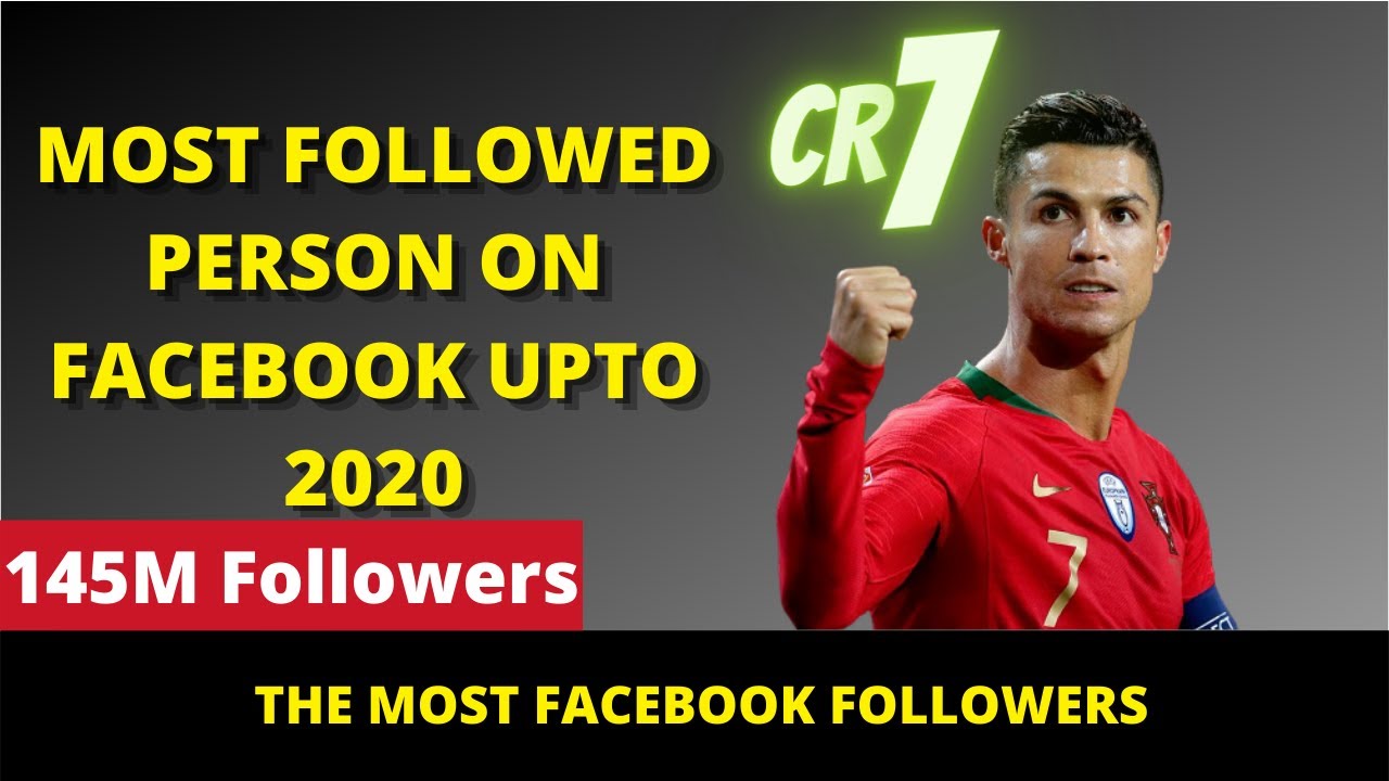 The Most Followed Person on Facebook Up to 2020 | Most Facebook Followers | Social Media Star | CR7
