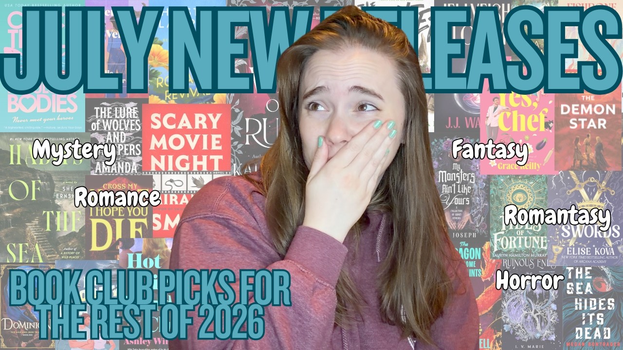July 2026 New Book Releases and The Lazy Book Club Picks for the rest of 2026