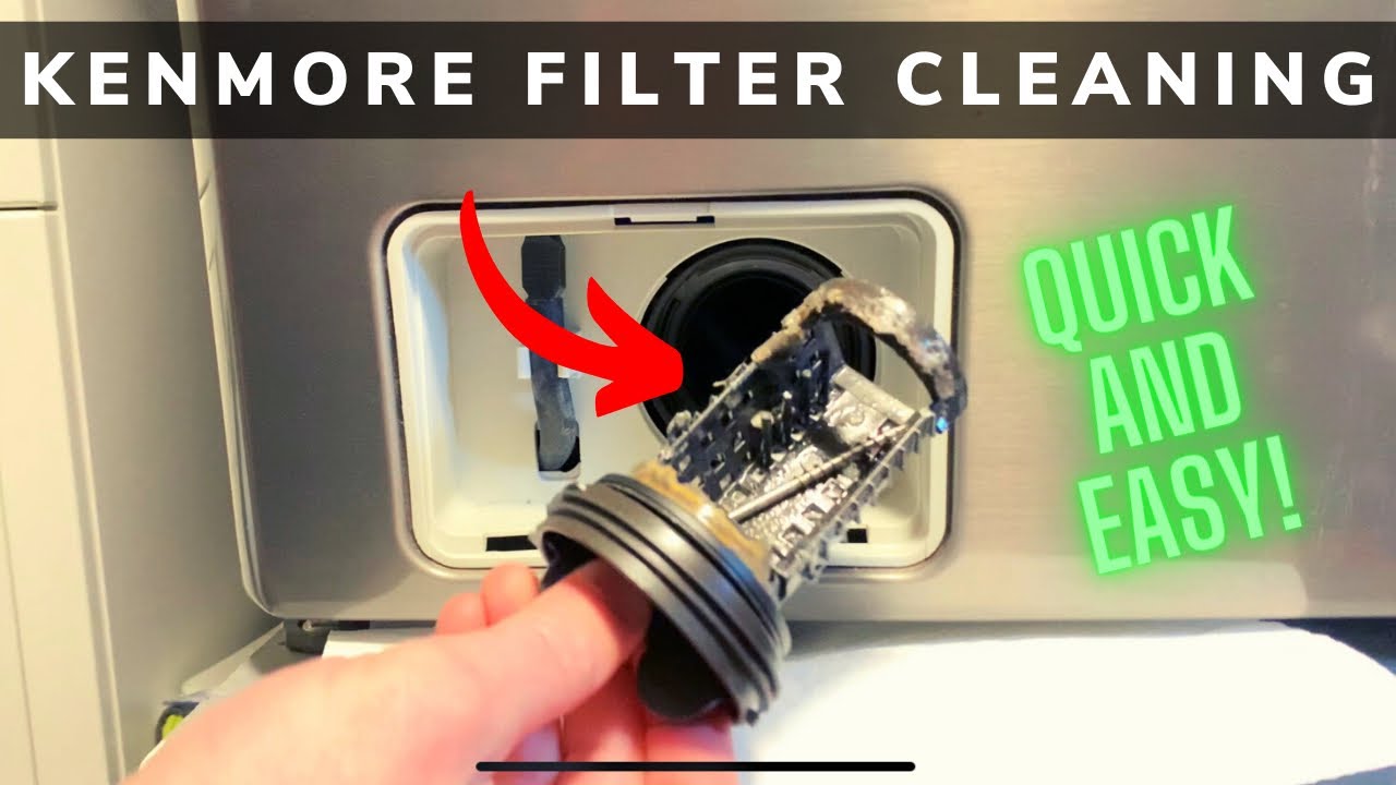 Как очистить фильтр стиральной машины Kenmore