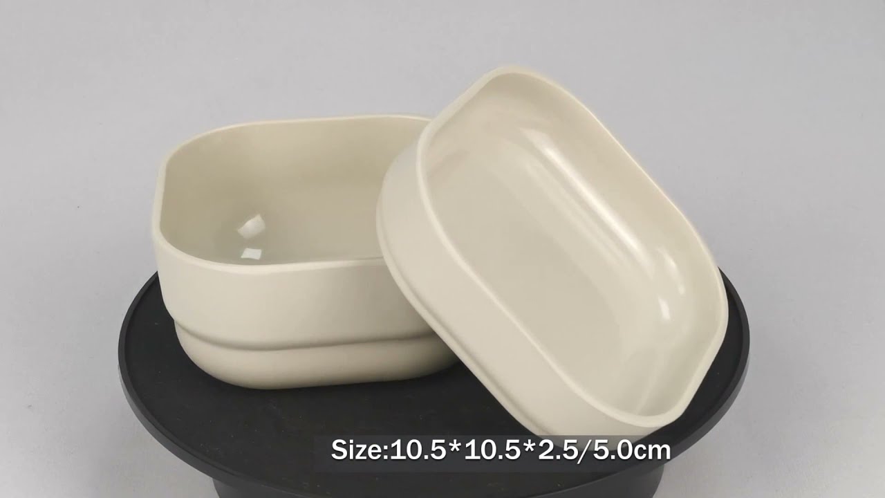 melamine snack aperitif sets with 1 Rectangle tray/platter+1 deep square bowls+1 shallow square bowl