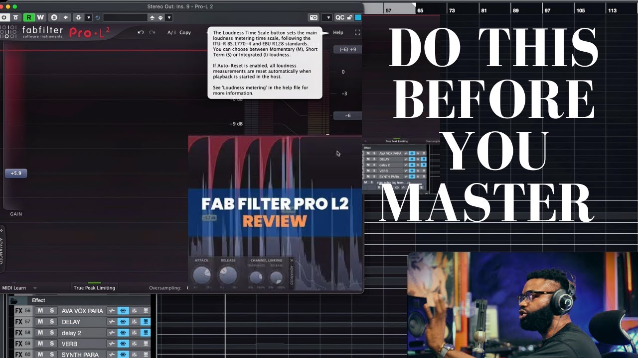 CONFIGURE YOUR LIMITER BEFORE MASTERING