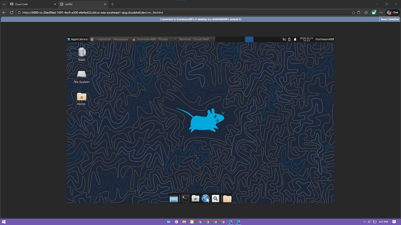 Turn Google Cloud Shell into a Full Desktop - Free VPS Alternative! | NotNahid