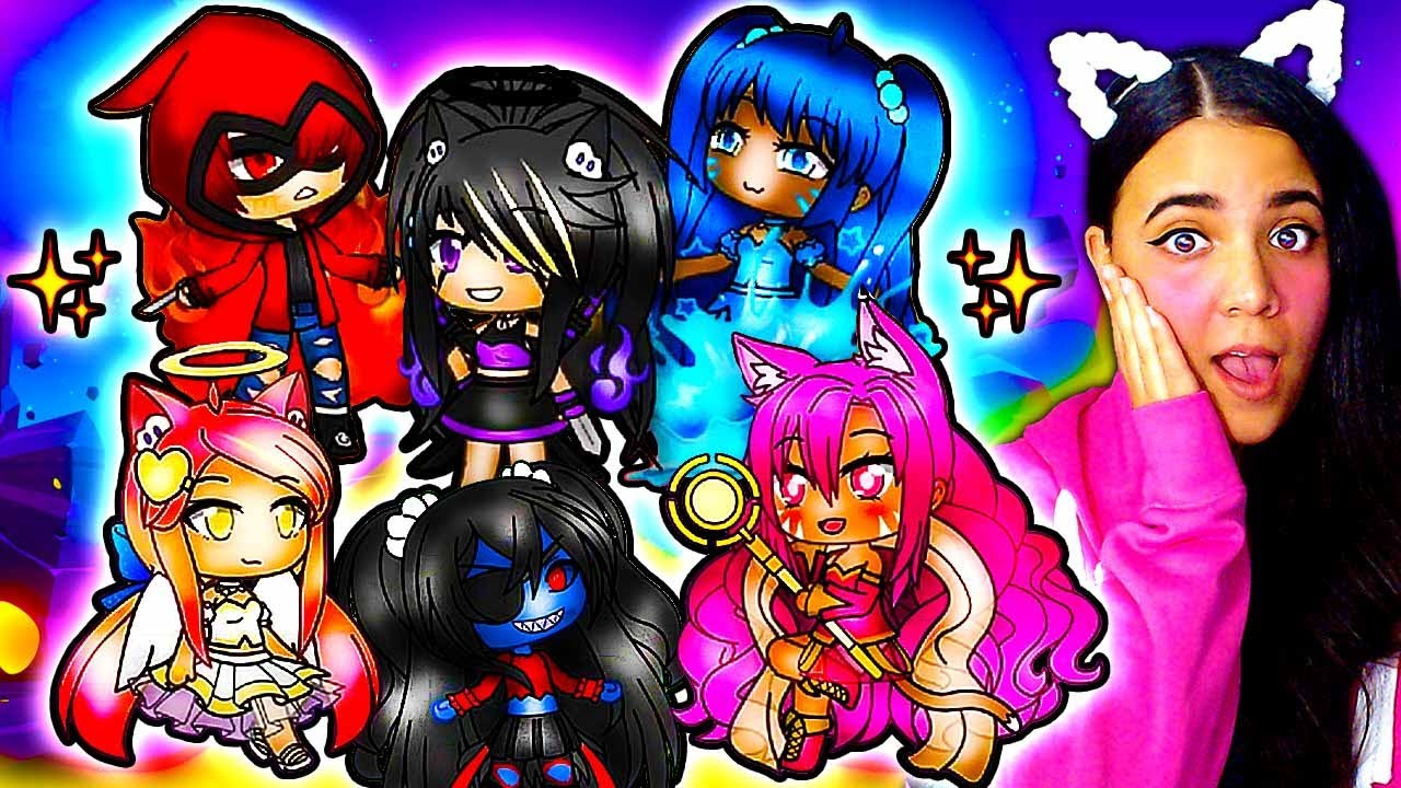 🔮✨ THE ELEMENTAL 5 🔮✨ Gacha Life Mini Movie Fantasy Story Reaction