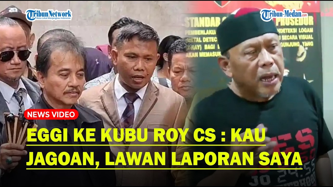 EGGI SUDJANA Tantang Kubu Roy Suryo CS yang Tuding SP3 Produk Solo : Lawanlah Laporan Saya Ini