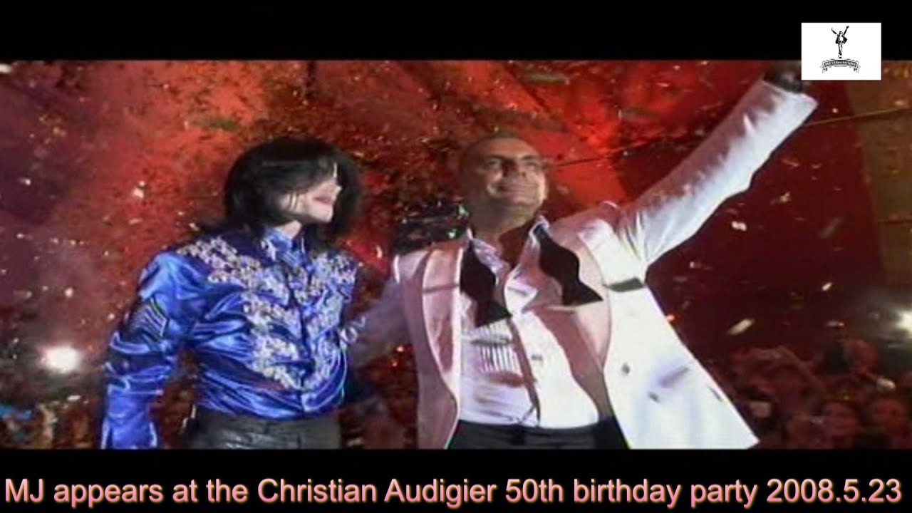 MJ Apears at the Christian AUDIGIER 50 Birthday Party 2008.5.23