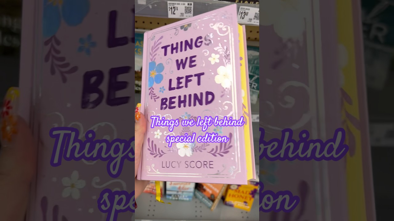 &ldquo;Things We left behind&rdquo; 💜💛 #booktube #booktok #books #specialedition #book #bookish #bookhaul