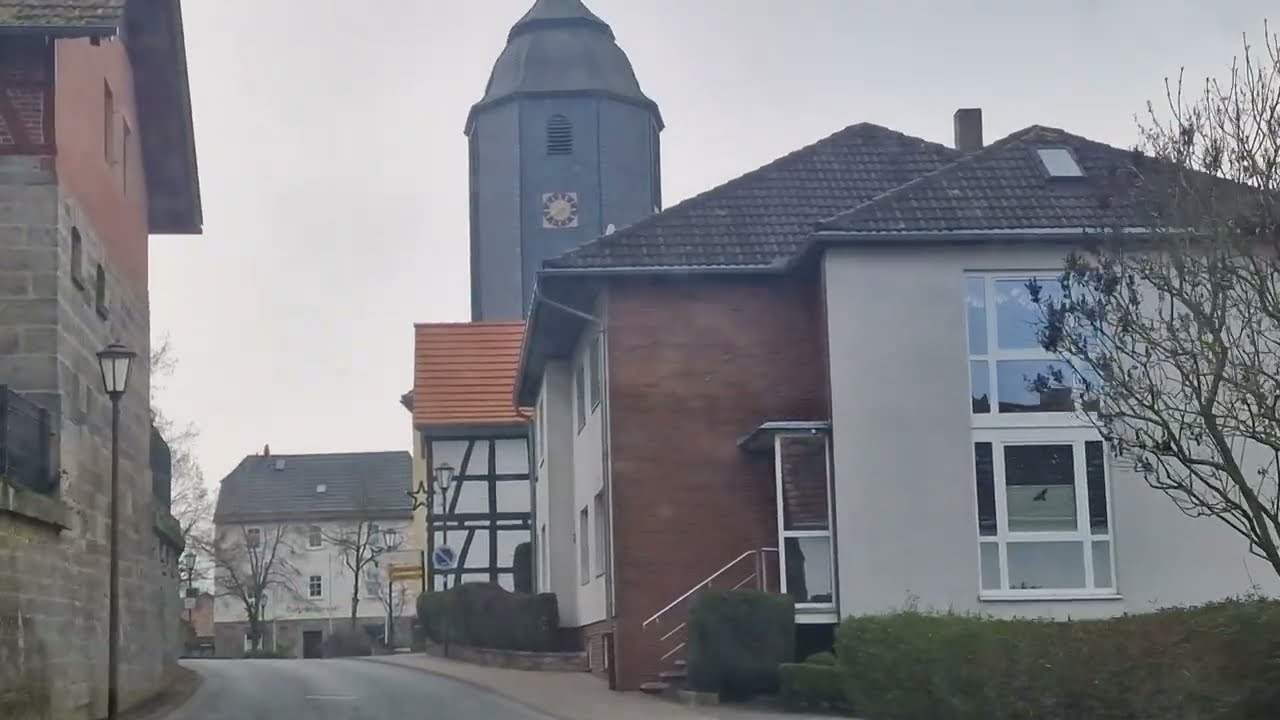 Scenic Drive to a German Castle Hotel 🏰