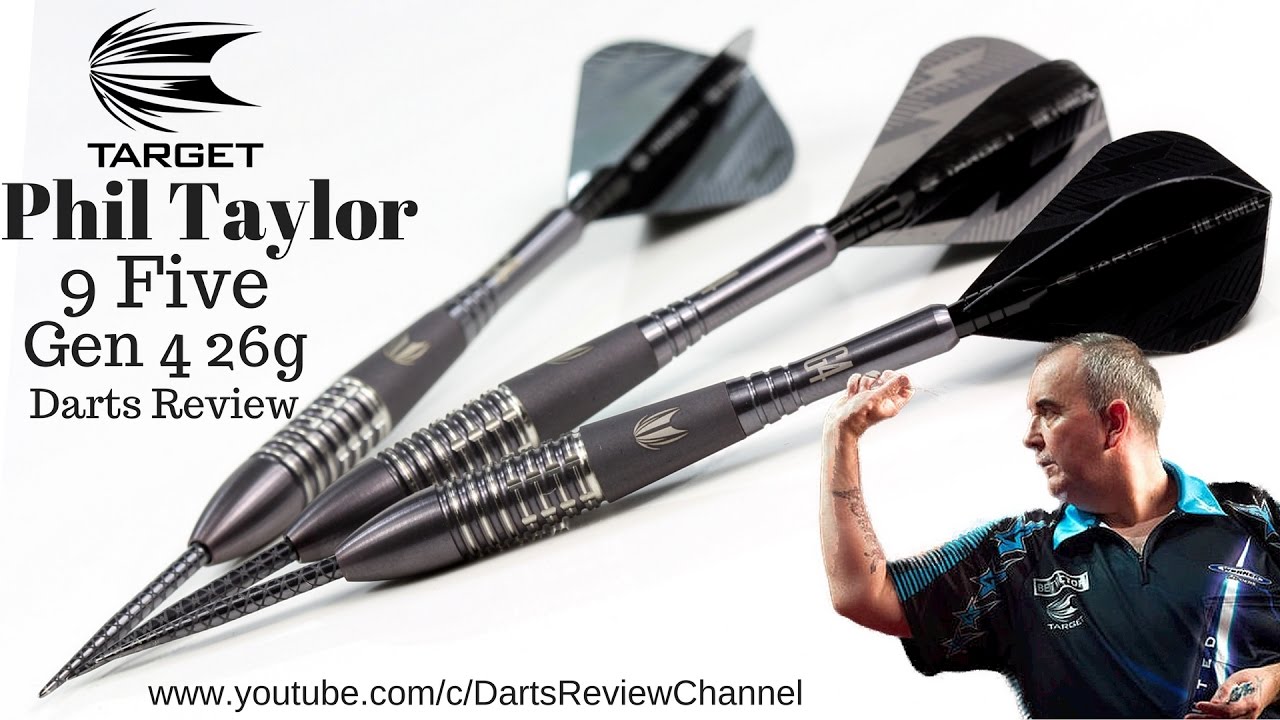 Обзор дротиков Target Phil Taylor Power 9 Five Gen 4 26g
