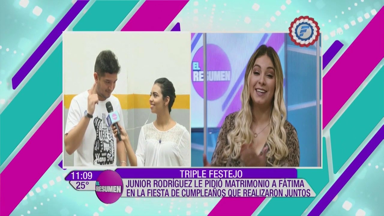 Junior Rodríguez habla sobre su futura boda con Fatima Roman | El Resumen