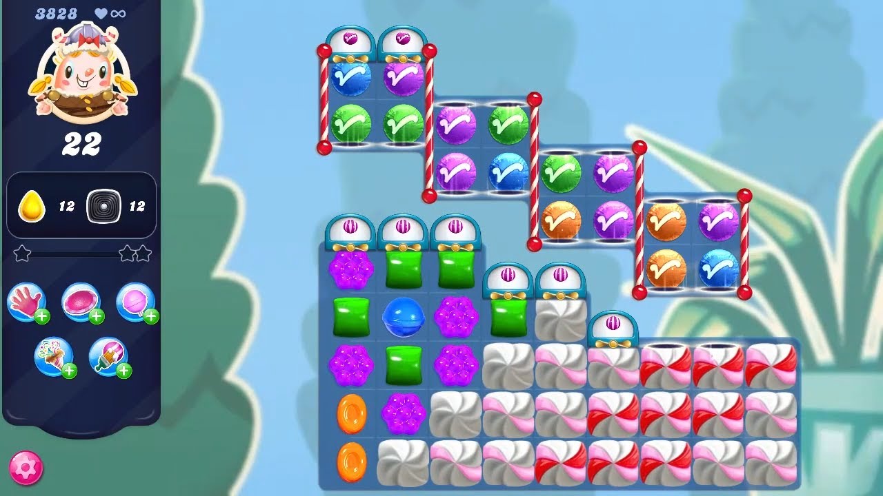 Candy Crush Saga LEVEL 3828 NO BOOSTERS (new version)🔄✅
