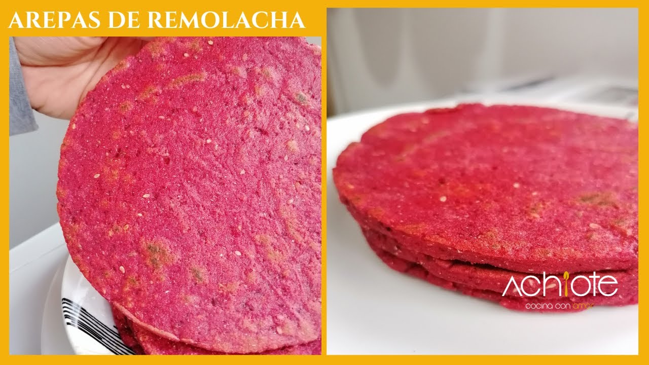 AREPAS DE REMOLACHA | Una alternativa para desayunar o cenar más nutritivo y delicioso. Te encantará