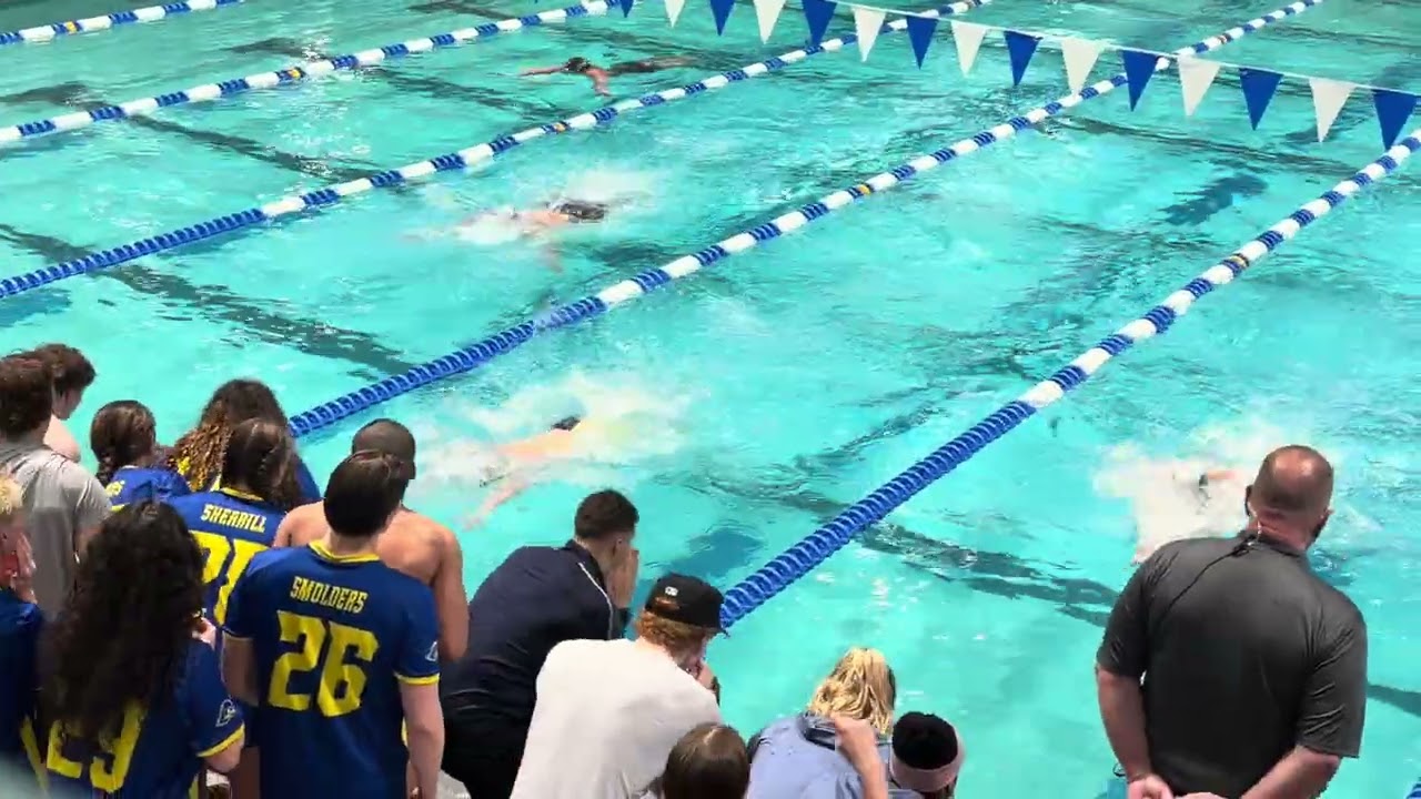 ASUN conference 2026 400 medley relay. Kade, brian, Matvei, Addison.
