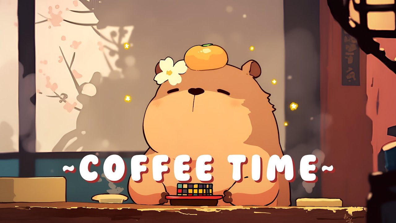 Capybara Study Beats - Lofi Hip Hop for Studying ~ Peaceful Flow ~ 🦫 🎮 ☕ | High Quality
