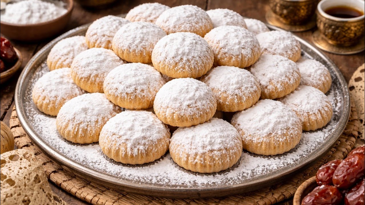 جبتلكم  #كحك [ كعك] #العيد  الناعم الدايب اوووى بتاع المحلات هتعجبكم جداااا باسراره وتكاته 😋😋🥱🙉🙊🙈