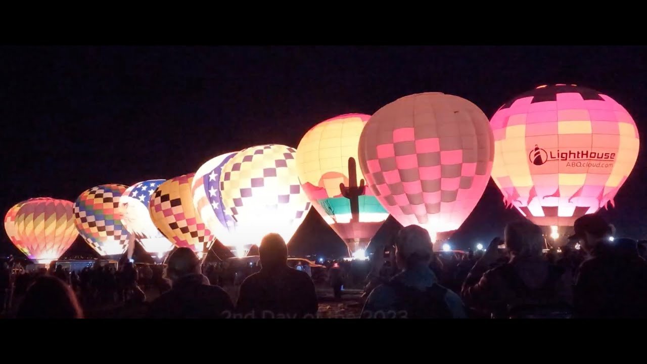 Second Day of the 2023 Albuquerque International Balloon Fiesta Timelapse #albuquerque#balloonfiesta