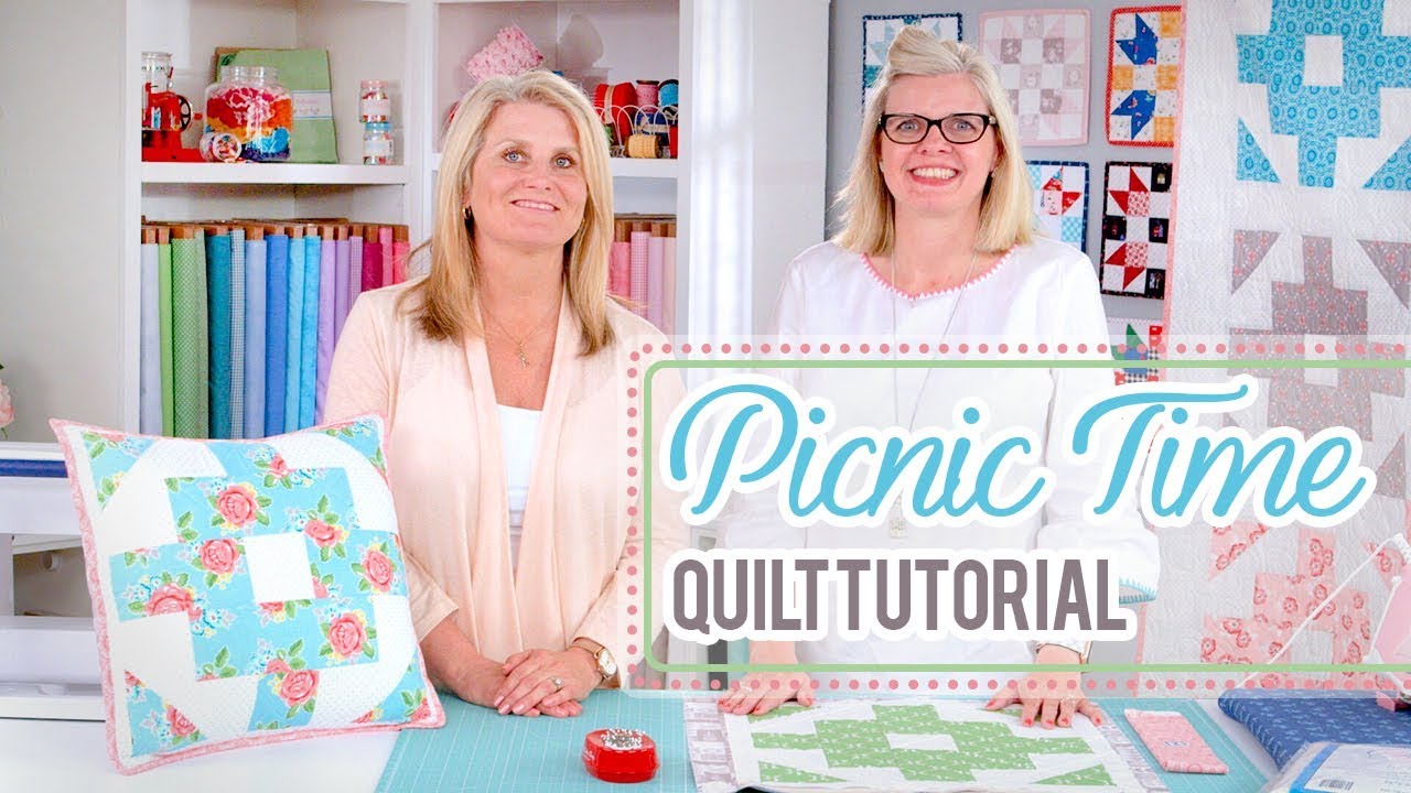 Picnic Time Quilt Tutorial - Exclusive Riley Blake Filming | Fat Quarter Shop