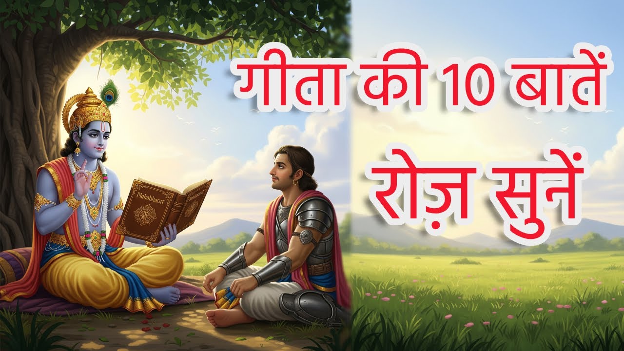 Bhagwat Geeta Motivational Speech | रोज़ सुनें श्रीकृष्ण की 10 सीखें